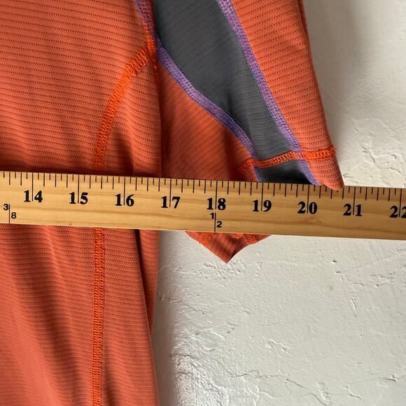 Lululemon‎ Men's Size Small Orange Blue Running Activewear Top - Picture 6 of 7